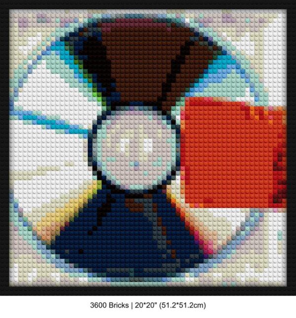 Yeezus album LEGO-compatible mosaic kits | Compatible with LEGO-style bricks | Pixel Brick Art