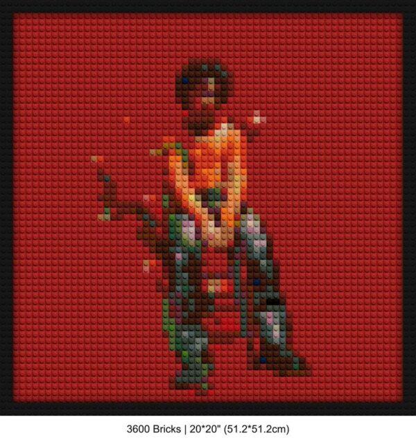 album cover art building brick art | Compatible with LEGO-style bricks | Pixel Brick Art