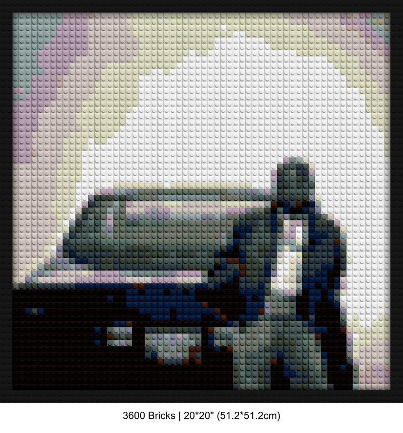 GNX Album pixel brick art | Compatible with LEGO-style bricks | Pixel Brick Art