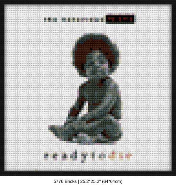 hip hop art LEGO-style bricks art | Compatible with LEGO-style bricks | Pixel Brick Art