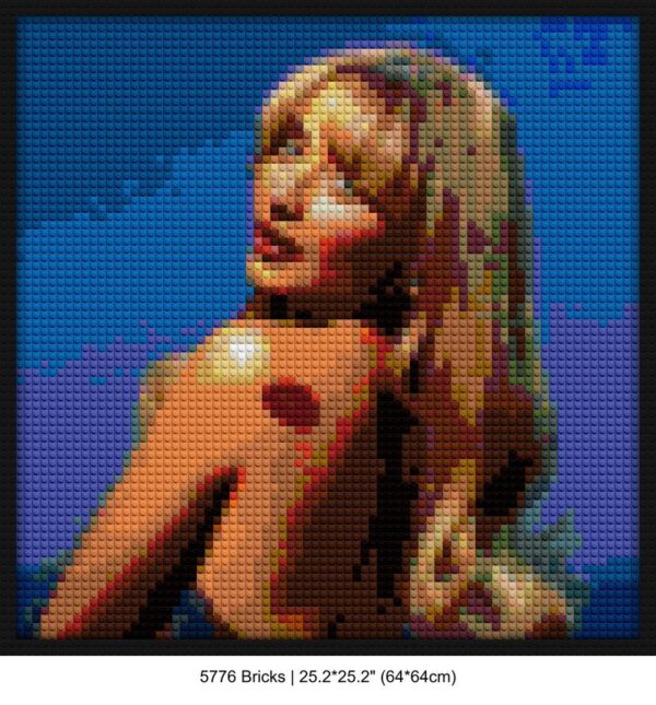 celebrity-inspired art brick wall art | Compatible with LEGO-style bricks | Pixel Brick Art