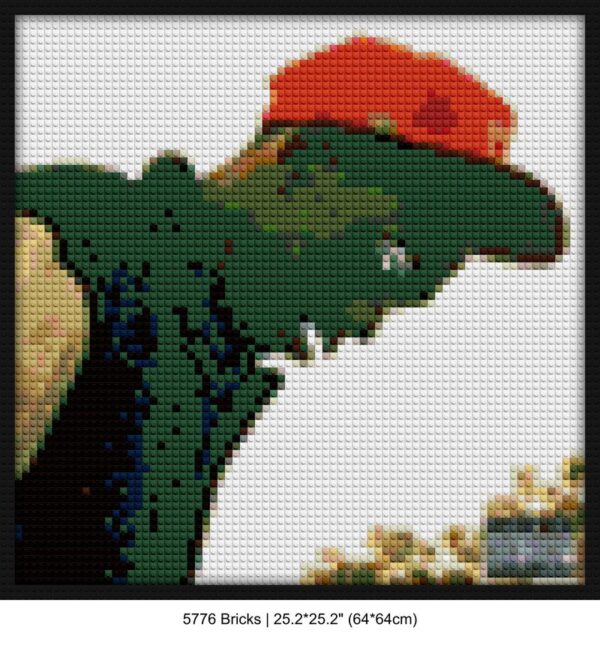 undead entertainment DIY brick mosaic | Compatible with LEGO-style bricks | Pixel Brick Art