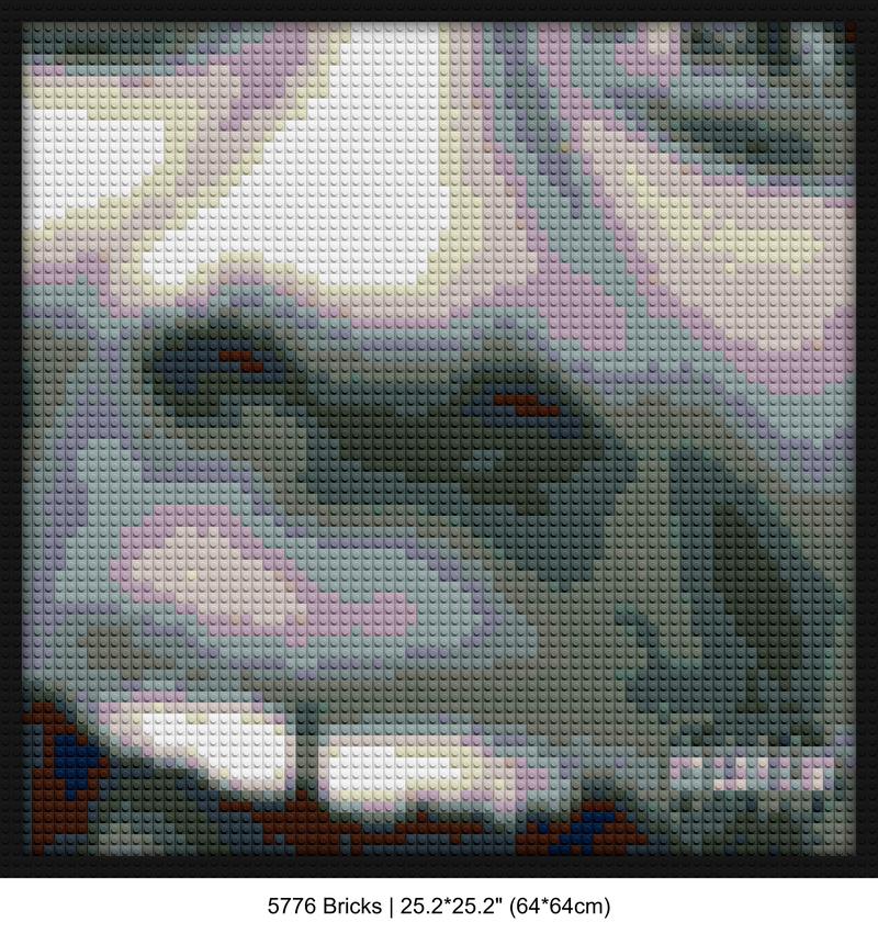 alternative music posters pixel-style bricks | Compatible with LEGO-style bricks | Pixel Brick Art