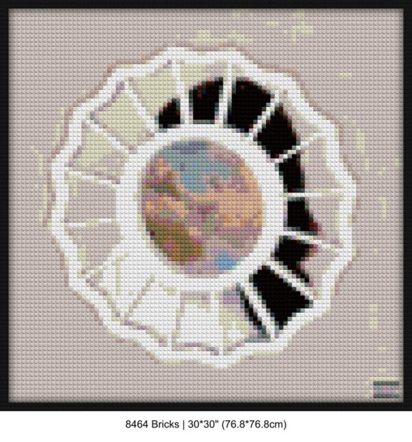 music memorabilia pixel brick art | Compatible with LEGO-style bricks | Pixel Brick Art