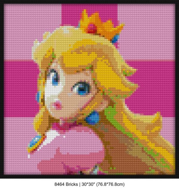 retro video games brick mosaic art | Compatible with LEGO-style bricks | Pixel Brick Art