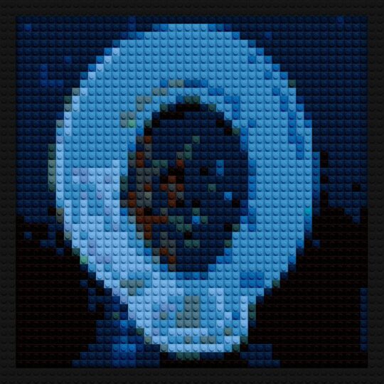 Childish Gambino Awaken handmade brick mosaics | Compatible with LEGO-style bricks | Pixel Brick Art