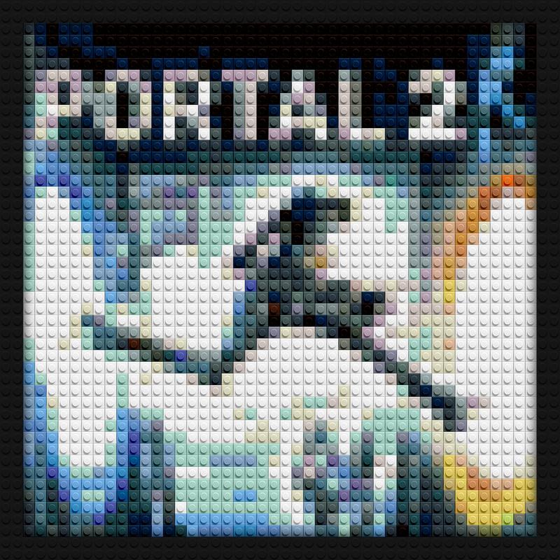 Portal 2 creative brick wall decor | Compatible with LEGO-style bricks | Pixel Brick Art