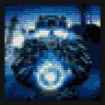 Stalcraft X interlocking brick mosaic