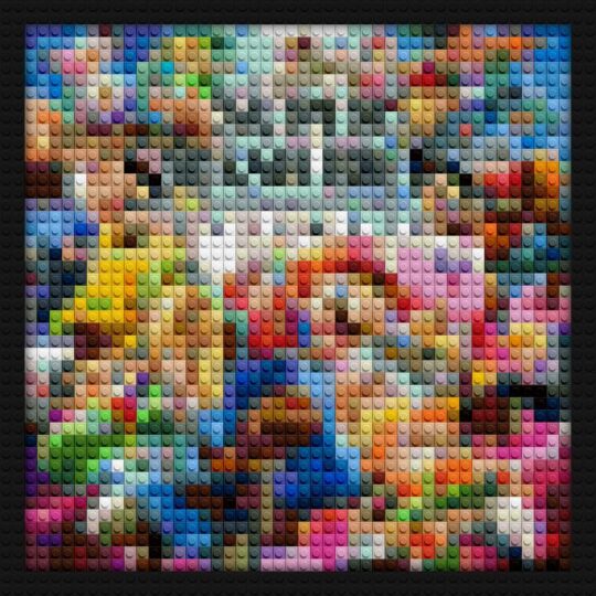 Super Smash Bros interlocking brick mosaic | Compatible with LEGO-style bricks | Pixel Brick Art