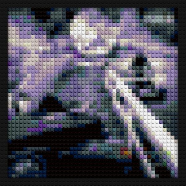 The Slim Shady LP interlocking brick mosaic