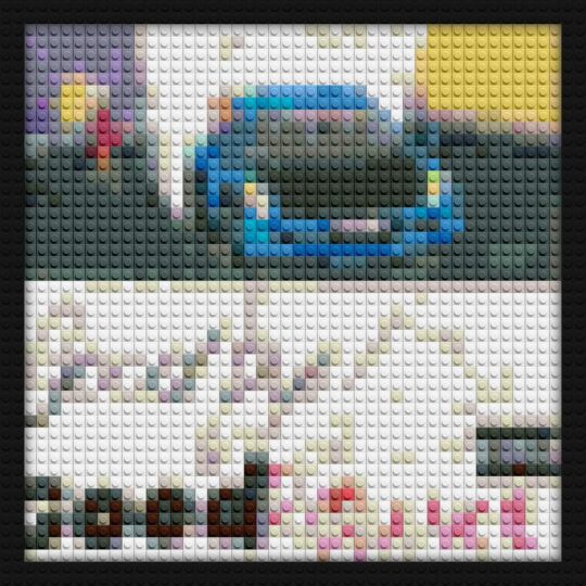 goodbye-good-riddance-wall-decor lego compatible mosaic kits | Compatible with LEGO-style bricks | Pixel Brick Art