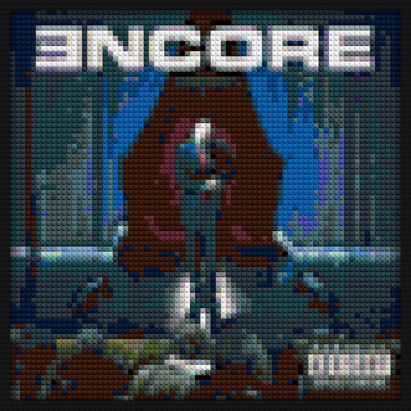 Eminem Encore Album building brick art | Compatible with LEGO-style bricks | Pixel Brick Art