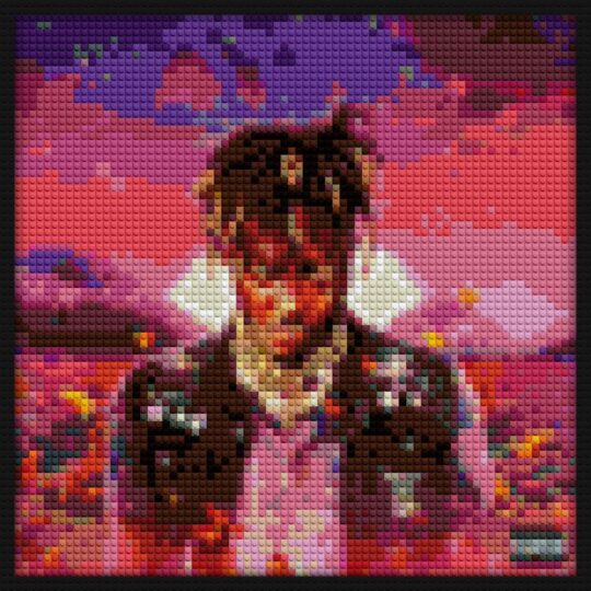 Juice WRLD Legends Never Die building brick art | Compatible with LEGO-style bricks | Pixel Brick Art