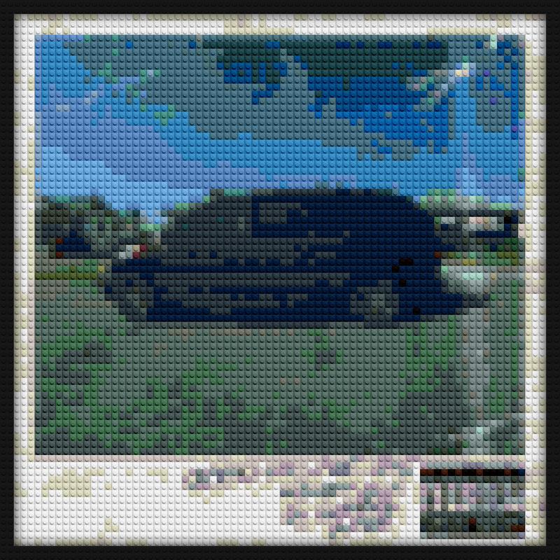 Kendrick Lamar Good Kid Maad City building brick art | Compatible with LEGO-style bricks | Pixel Brick Art