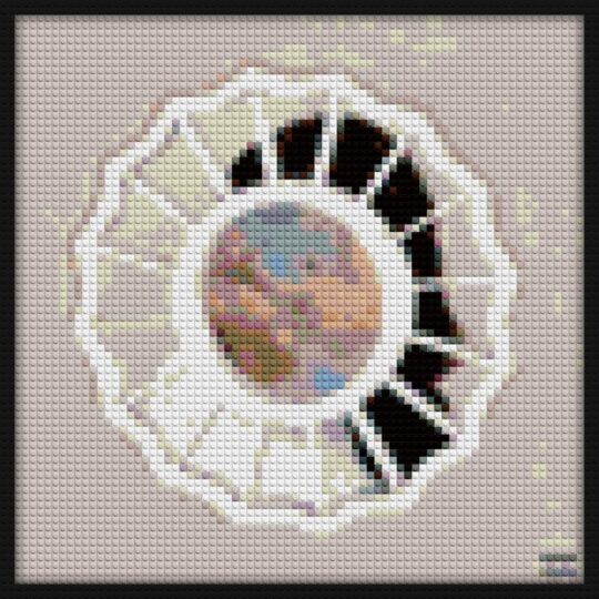 Mac Miller The Divine Feminine building brick art | Compatible with LEGO-style bricks | Pixel Brick Art