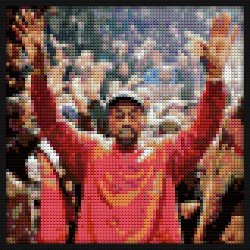 The Life Of Pablo Kanye West brick painting kits | Compatible with LEGO-style bricks | Pixel Brick Art