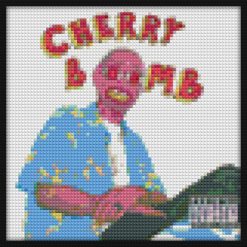 Tyler The Creator Cherry Bomb interlocking brick mosaic | Compatible with LEGO-style bricks | Pixel Brick Art
