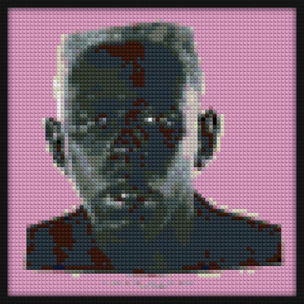 Tyler The Creator IGOR interlocking brick mosaic