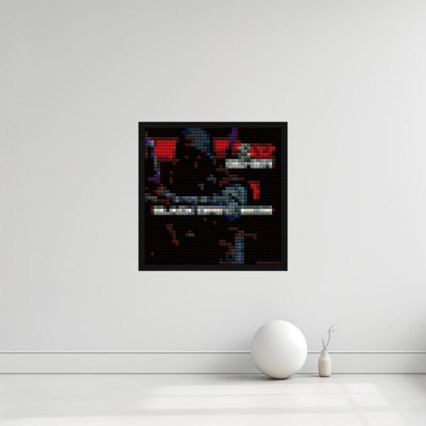 "Black Ops 6 Wall Art Frame - Creative DIY Design" DIY pop culture bricks | Compatible with LEGO-style bricks | Pixel Brick Art