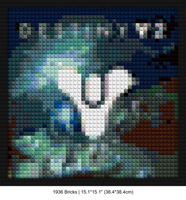 Destiny 2 game brick-building wall art | Compatible with LEGO-style bricks | Pixel Brick Art