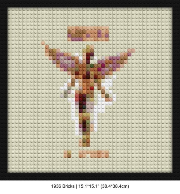 Nirvana In Utero DIY pop culture bricks | Compatible with LEGO-style bricks | Pixel Brick Art