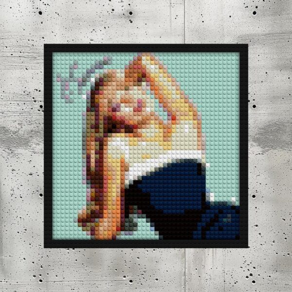 Sabrina Carpenter Espresso Lego DIY Wall Art Frame LEGO-style bricks art | Compatible with LEGO-style bricks | Pixel Brick Art