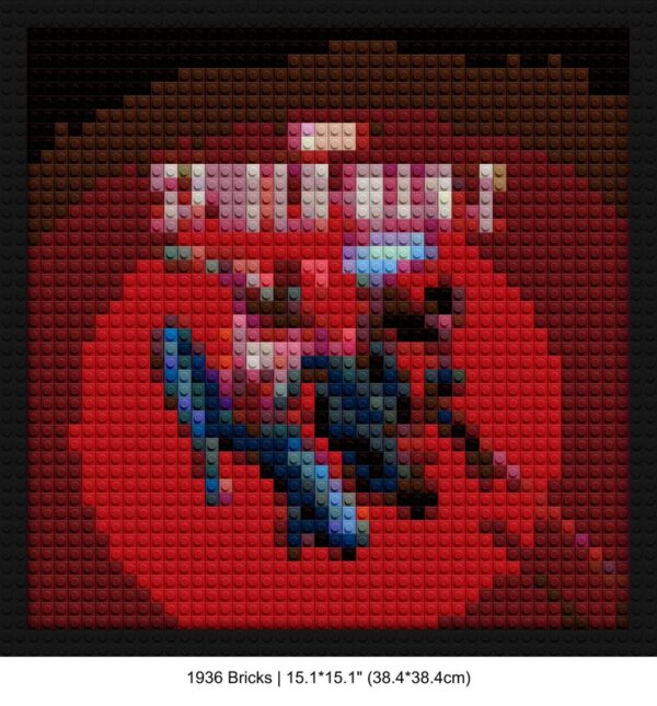 Spiderman 2 brick wall art | Compatible with LEGO-style bricks | Pixel Brick Art