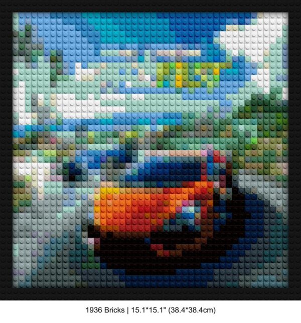 The Crew Motorfest brick painting kits | Compatible with LEGO-style bricks | Pixel Brick Art