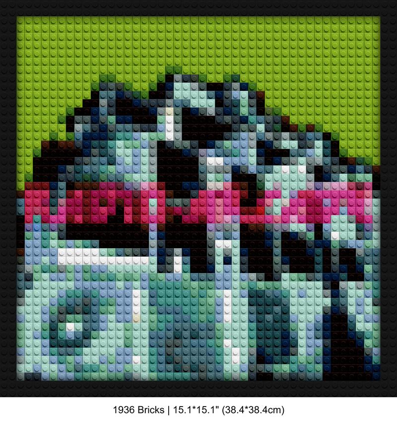 Tyler The Creator LEGO-style bricks art | Compatible with LEGO-style bricks | Pixel Brick Art