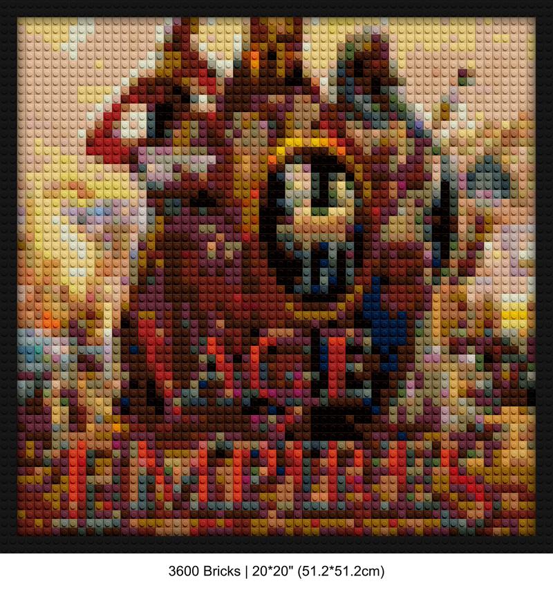 strategy games handmade brick mosaics | Compatible with LEGO-style bricks | Pixel Brick Art