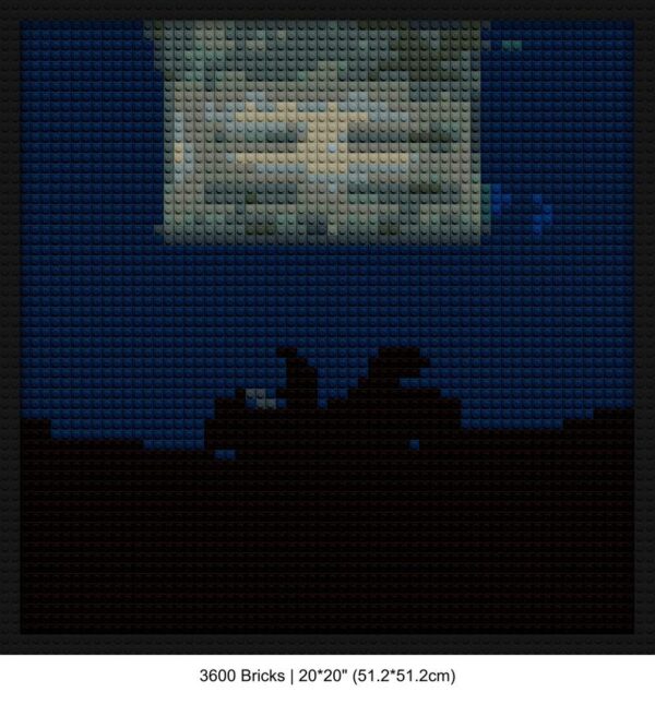 Pop Music handmade brick mosaics | Compatible with LEGO-style bricks | Pixel Brick Art