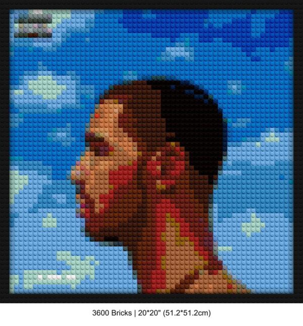 Nothing Was The Same Deluxe custom brick canvas | Compatible with LEGO-style bricks | Pixel Brick Art