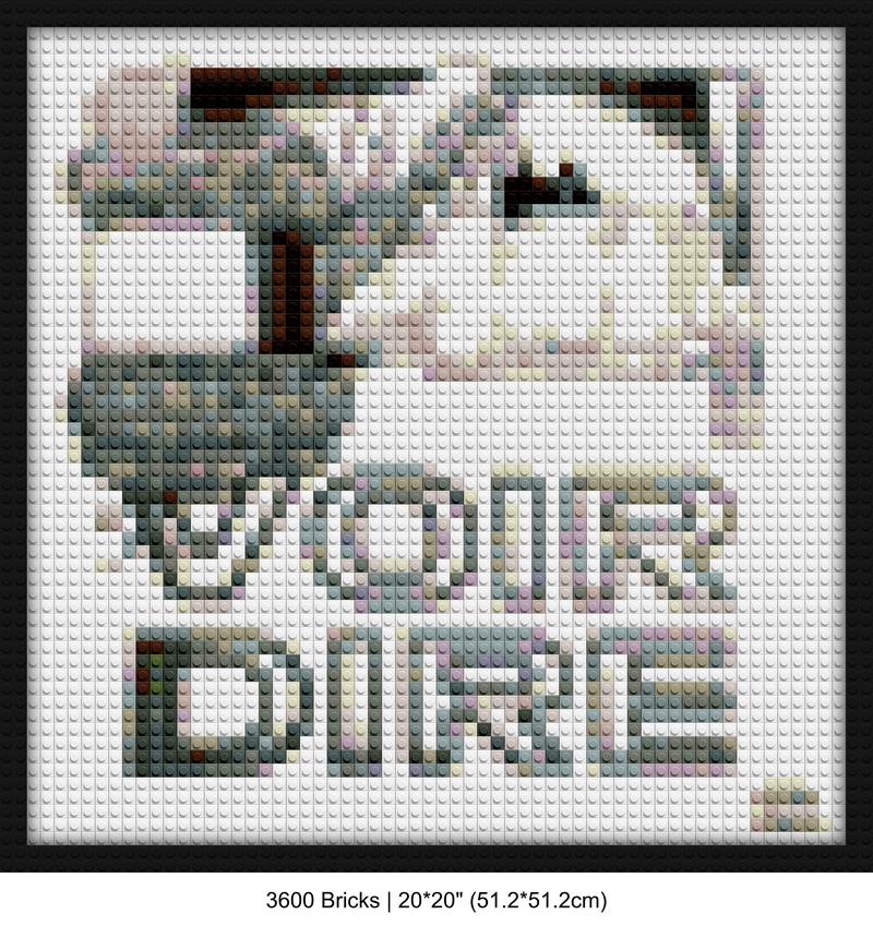 The Alchemist producer custom brick canvas | Compatible with LEGO-style bricks | Pixel Brick Art