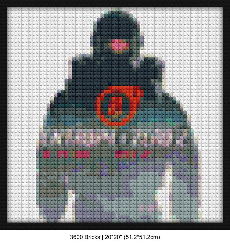 video game decor retro pixel brick art | Compatible with LEGO-style bricks | Pixel Brick Art