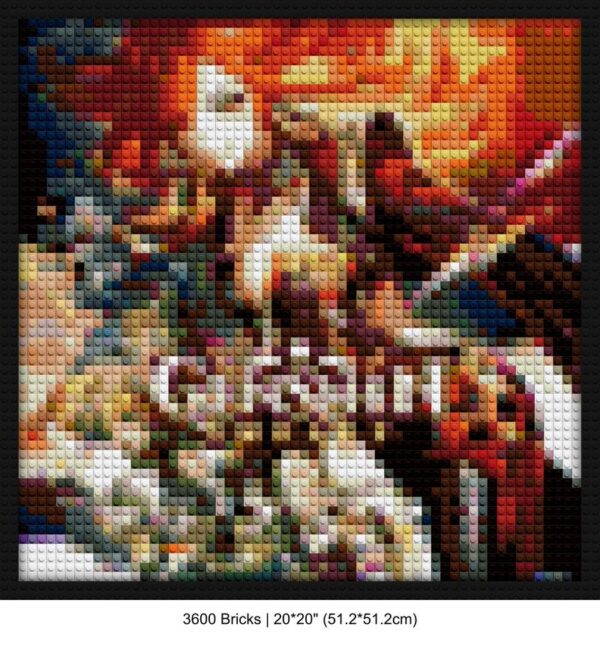 anime game collectibles handmade brick mosaics | Compatible with LEGO-style bricks | Pixel Brick Art