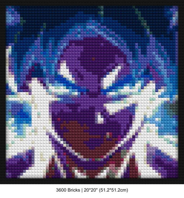 Dragon Ball artwork pixel brick art | Compatible with LEGO-style bricks | Pixel Brick Art