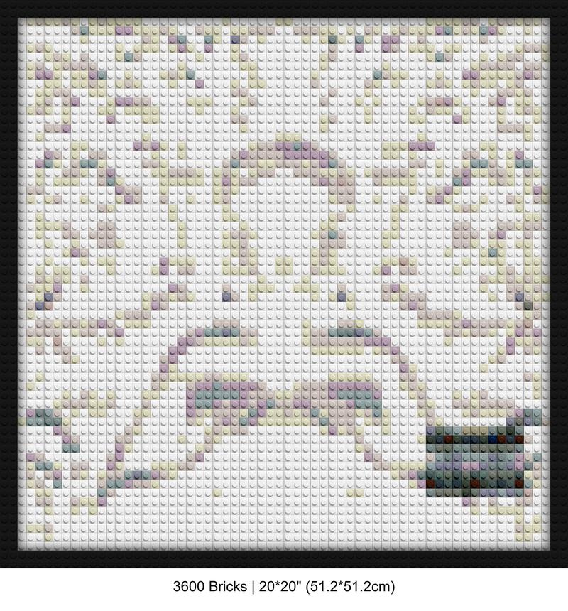 Cruel Summer album brick-building wall art | Compatible with LEGO-style bricks | Pixel Brick Art