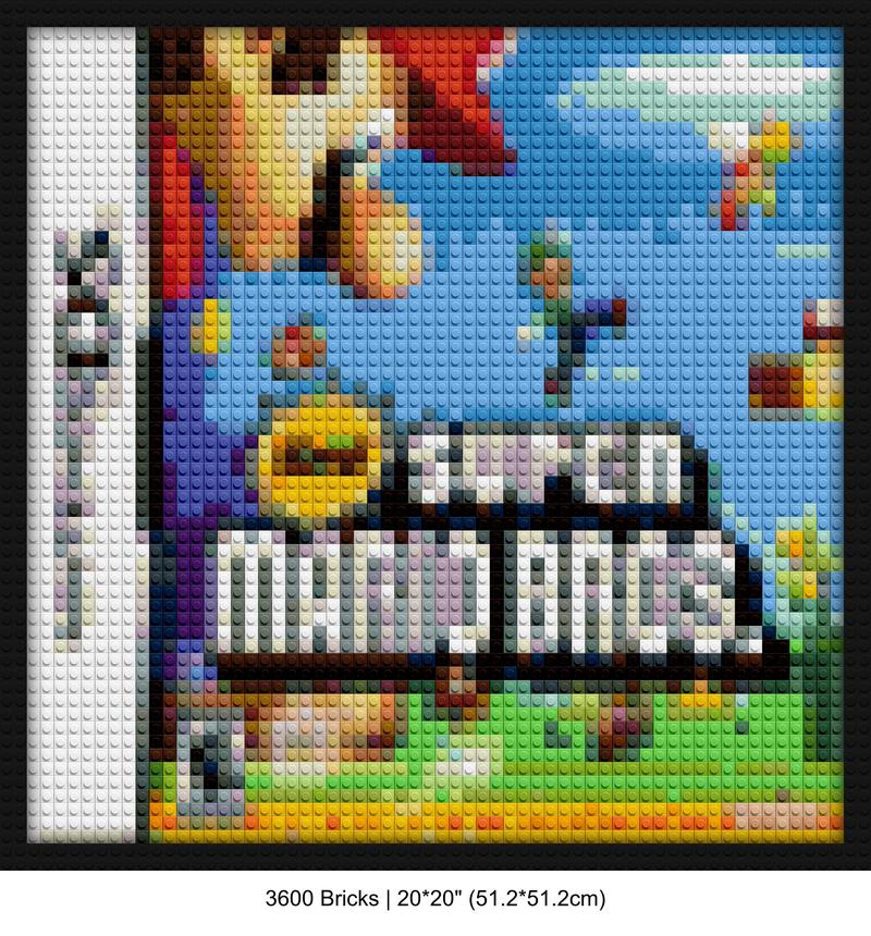 Nintendo DS DIY brick mosaic | Compatible with LEGO-style bricks | Pixel Brick Art