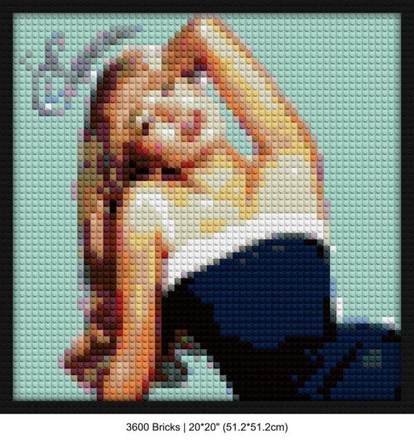pop music wall art LEGO-style bricks art | Compatible with LEGO-style bricks | Pixel Brick Art