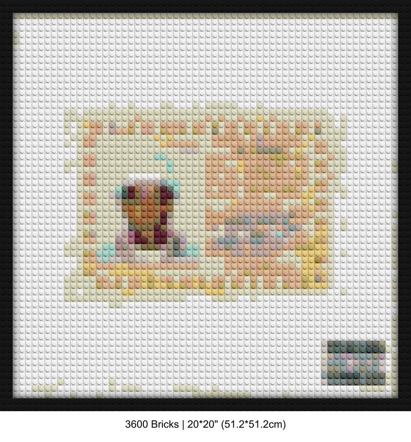 Catch Me If You Can LEGO-style bricks art | Compatible with LEGO-style bricks | Pixel Brick Art