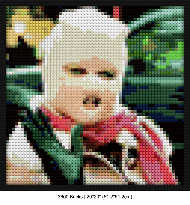 Cab TV Thief LEGO-style bricks art | Compatible with LEGO-style bricks | Pixel Brick Art