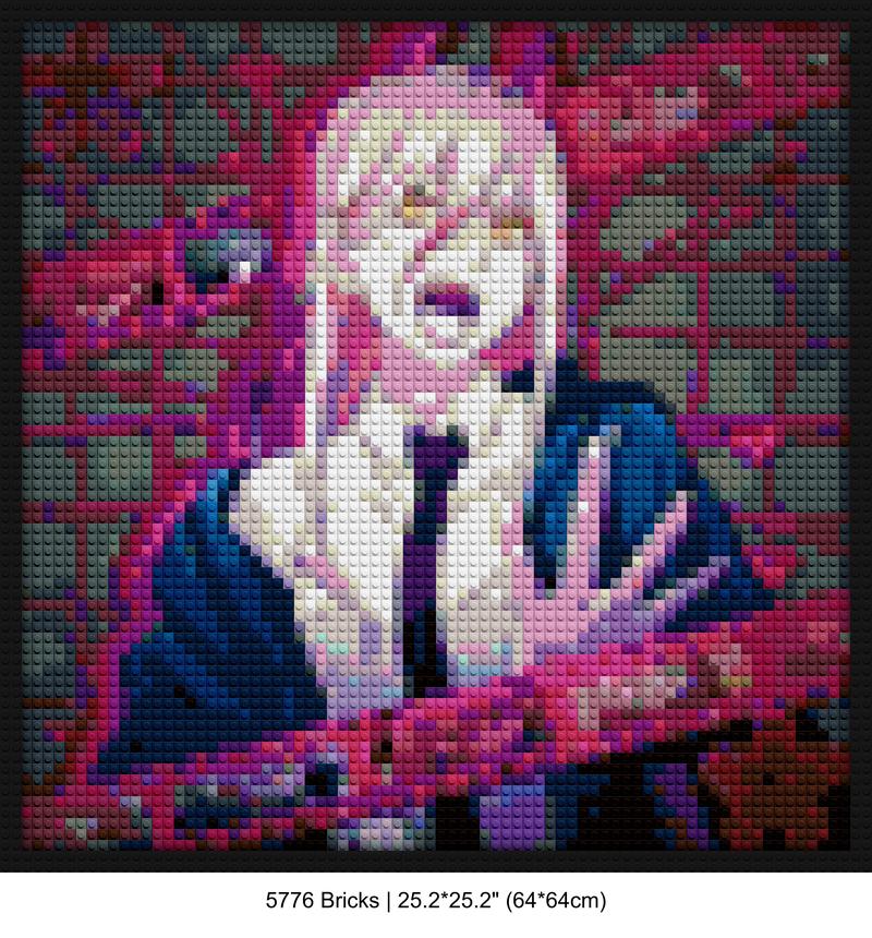 Japanese Anime pixel-style bricks | Compatible with LEGO-style bricks | Pixel Brick Art