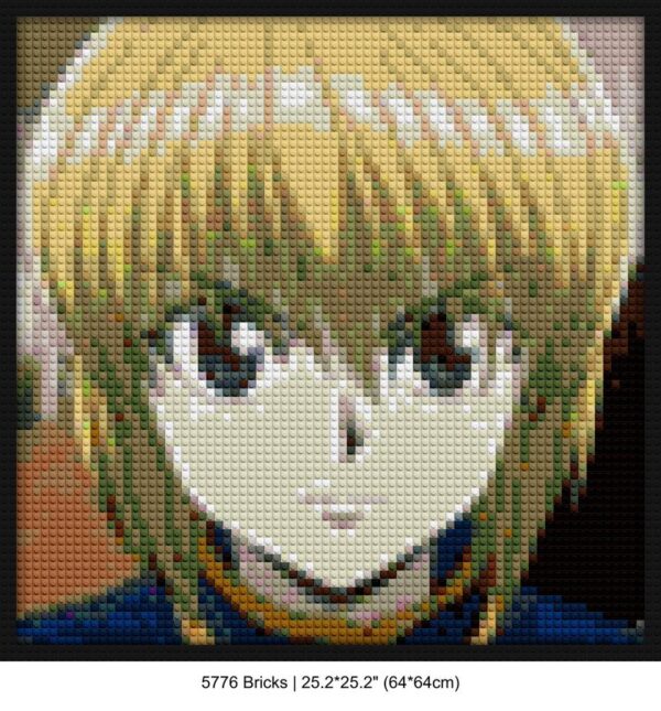 Kirapika figurine LEGO-style bricks art | Compatible with LEGO-style bricks | Pixel Brick Art