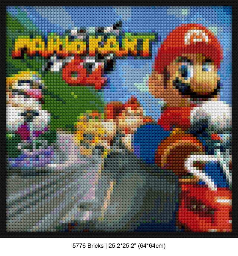 retro gaming brick painting kits | Compatible with LEGO-style bricks | Pixel Brick Art