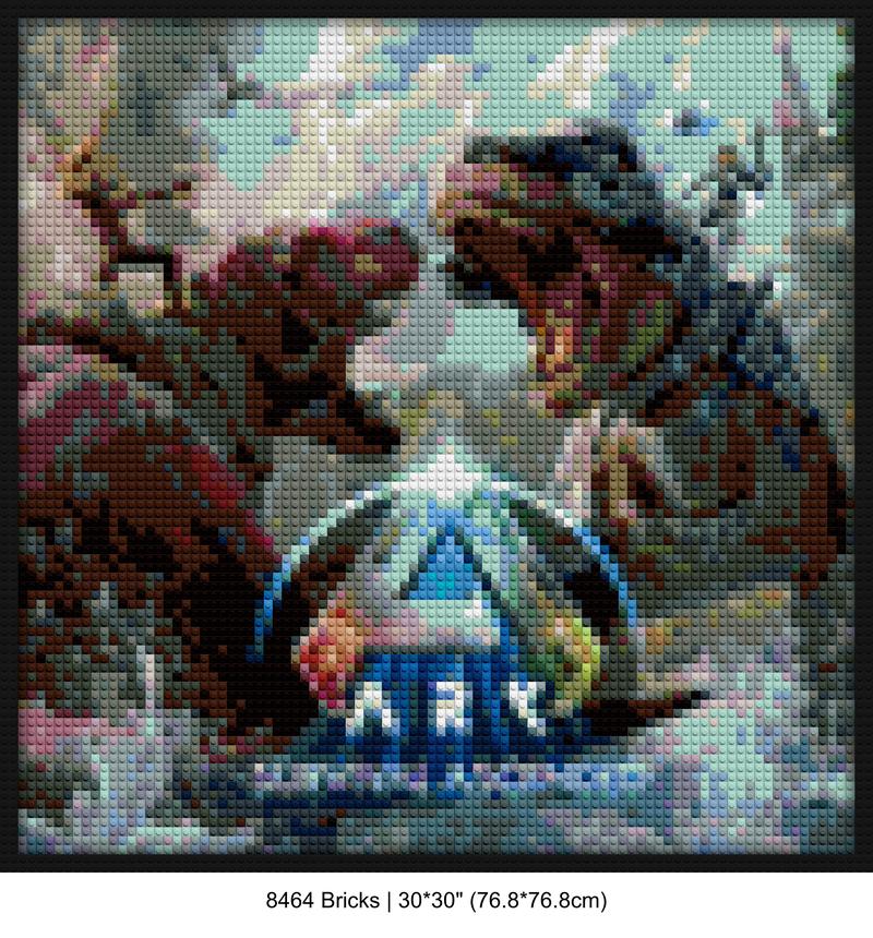 survival adventure LEGO-compatible mosaic kits | Compatible with LEGO-style bricks | Pixel Brick Art