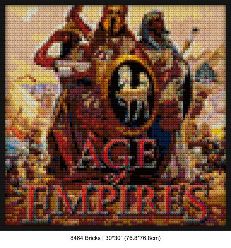 historical gaming pixel brick art | Compatible with LEGO-style bricks | Pixel Brick Art