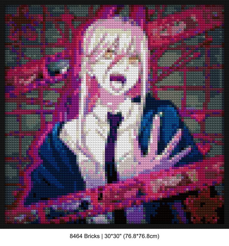 Pop Culture Art handmade brick mosaics | Compatible with LEGO-style bricks | Pixel Brick Art