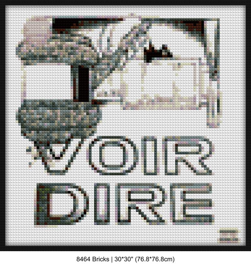 pixel art design block mosaic design | Compatible with LEGO-style bricks | Pixel Brick Art