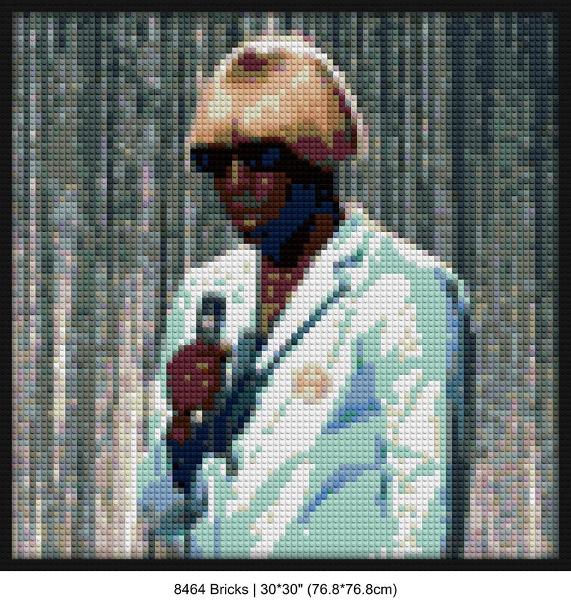 pop culture wall art brick mosaic art | Compatible with LEGO-style bricks | Pixel Brick Art