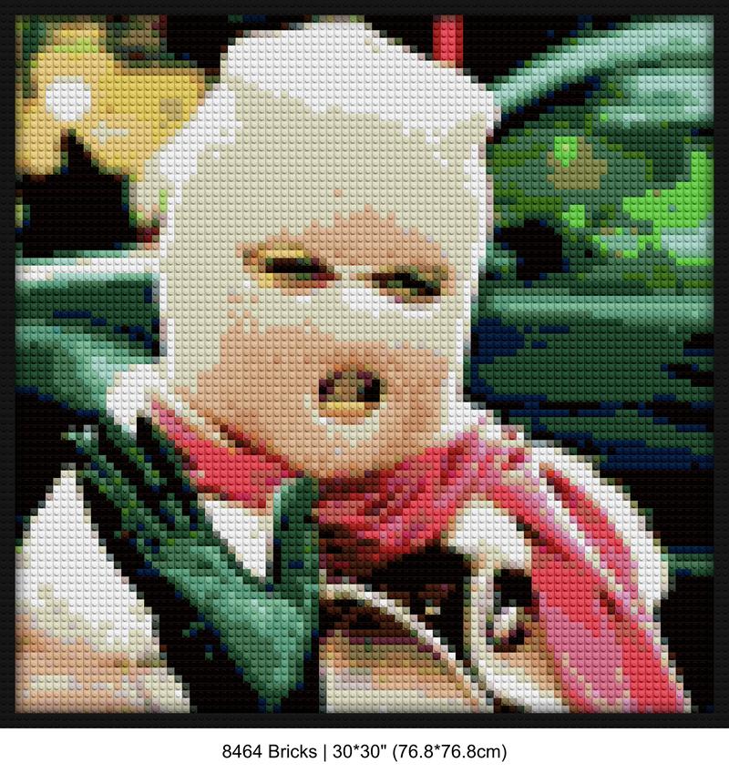 Music Legends interlocking brick mosaic | Compatible with LEGO-style bricks | Pixel Brick Art